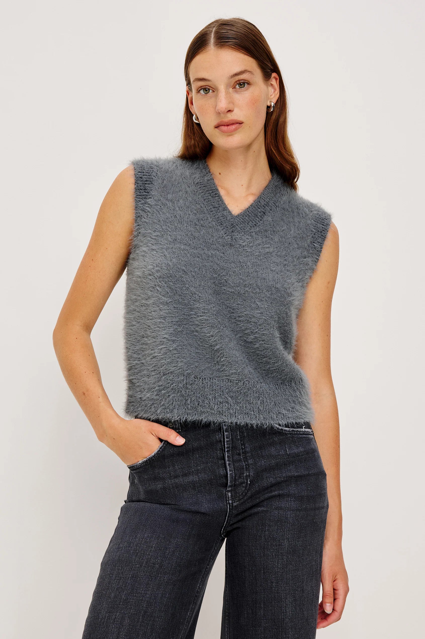 Talli Vest Heather Charcoal