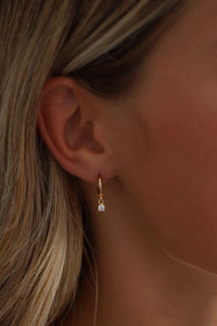 Miniature CZ Drop Earrings - JoeyRae