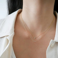 Diamond Mini Bar Necklace - JoeyRae