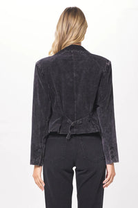 Cropped Cord Blazer - JoeyRae