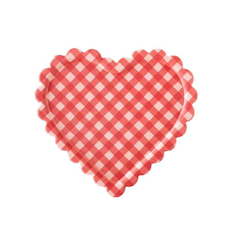 Checkered Heart Shaped Tray - JoeyRae