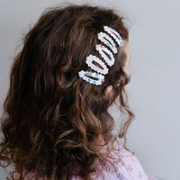 Scalloped Floral Mini Clic Clac Clips - JoeyRae