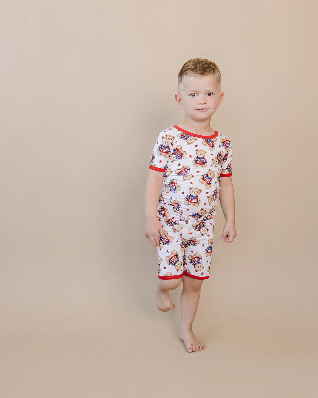 American Bear Bamboo Shorts Set