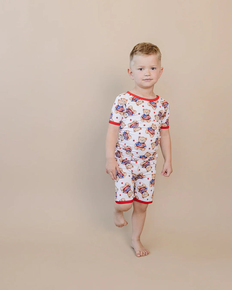 American Bear Bamboo Shorts Set - JoeyRae