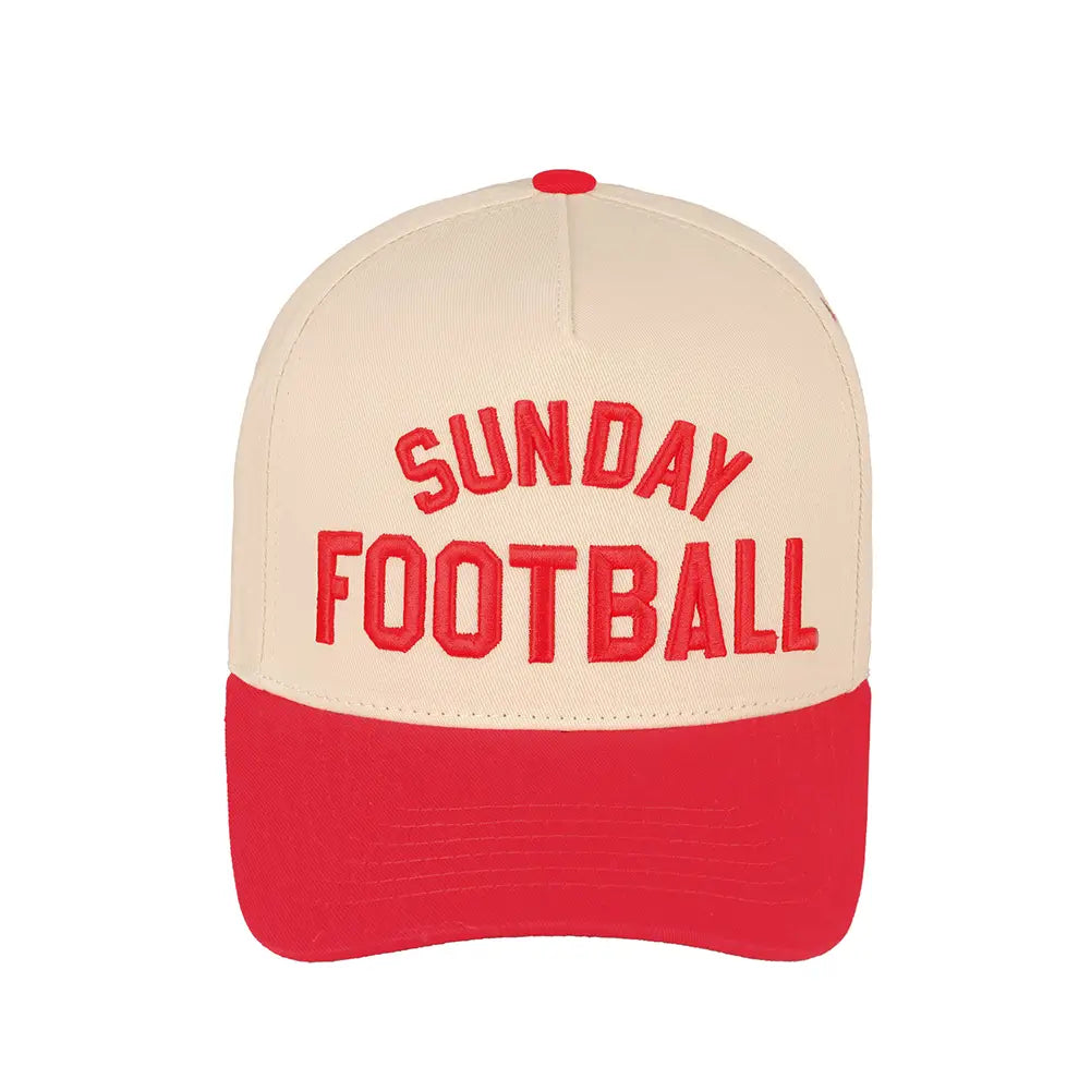 Sunday Football Embroidered Trucker