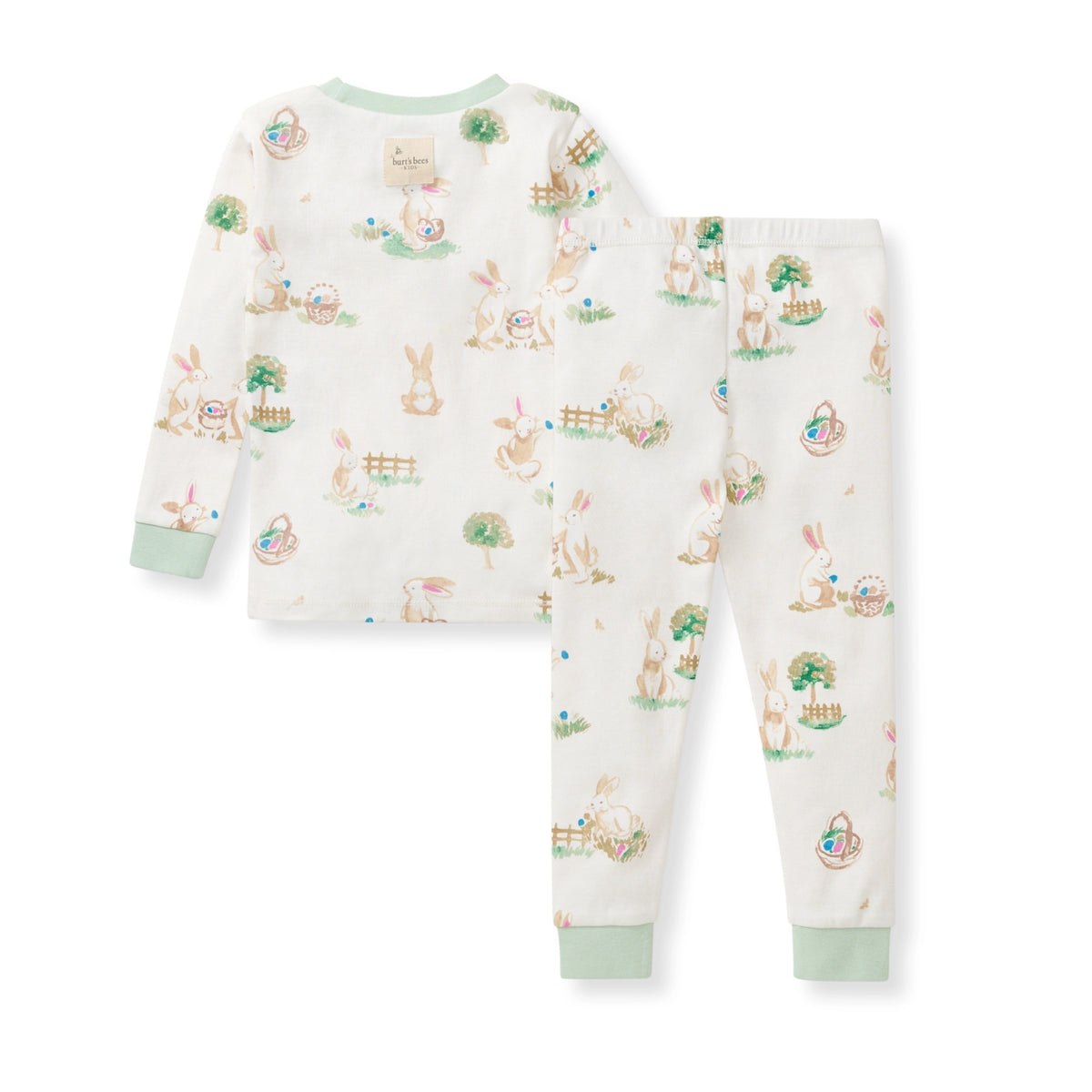 Bunny Egg Hunt Organic Cotton Pajama Set - JoeyRae