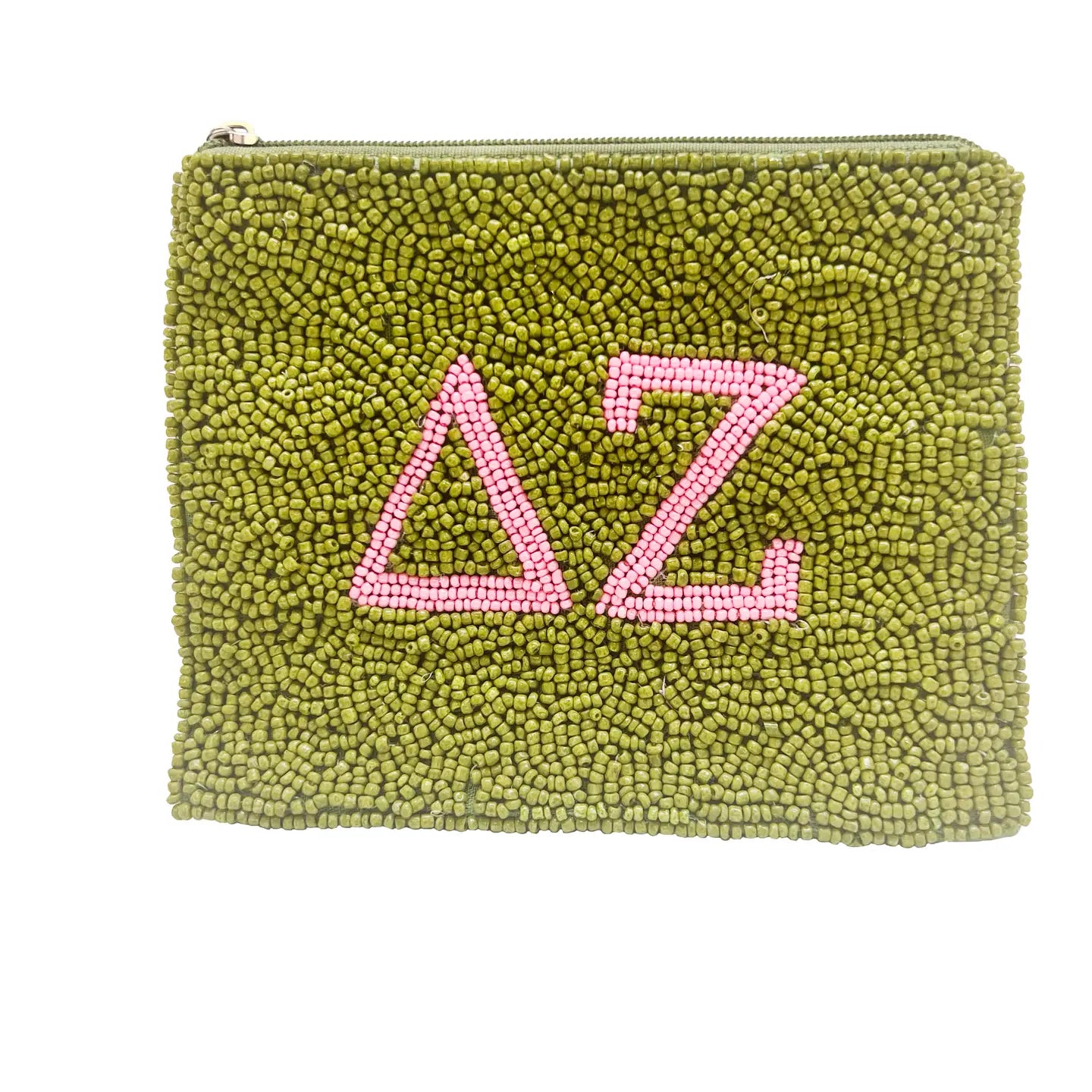 Delta Zeta Beaded Coin Pouch