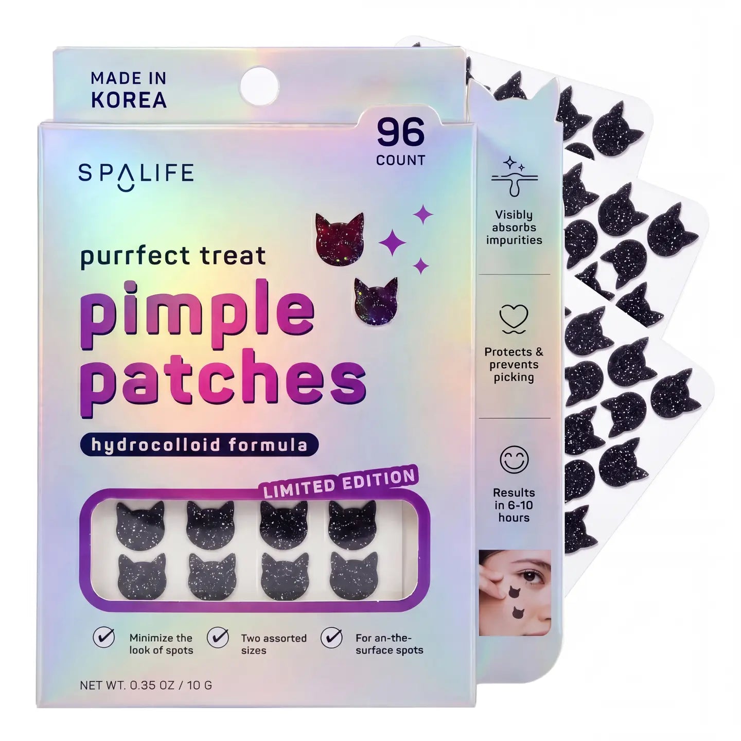 Purrrfect-Treat Hydrocolloid Halloween Pimple Patches - JoeyRae