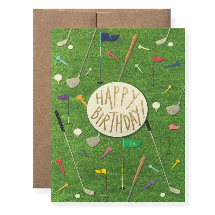 Golf Greeting Card - JoeyRae