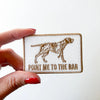 Point Me to the Bar Brown Patch - JoeyRae