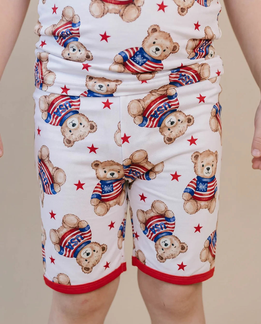 American Bear Bamboo Shorts Set
