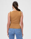 Somi Sweater Tank Camel Sparkle - JoeyRae