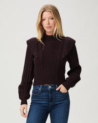 Kate Sweater Black Cherry - JoeyRae