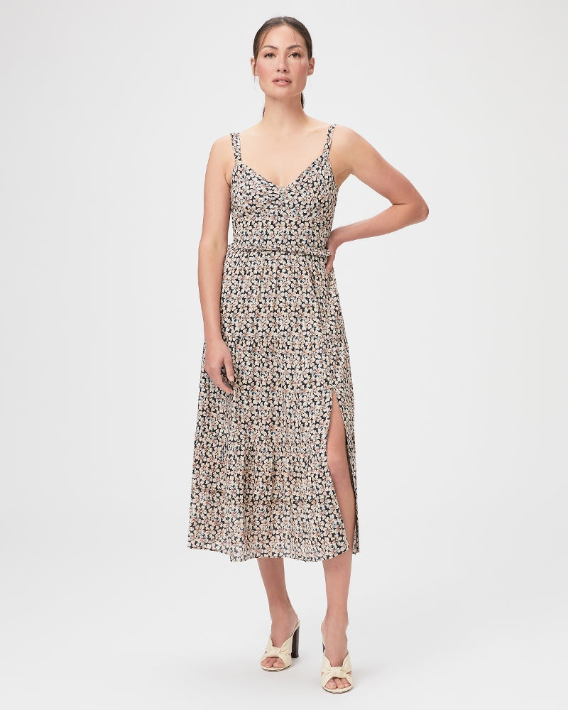 Olivetta Dress Black Multi - JoeyRae