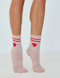 The Emmie Grip Sock Red Heart