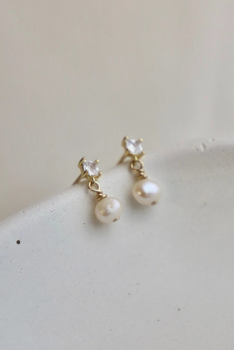 Claire Pearl Studs - JoeyRae