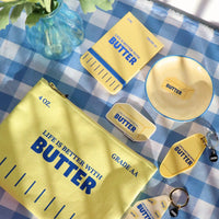 Life Is Better with Butter Motel Keychain - JoeyRae