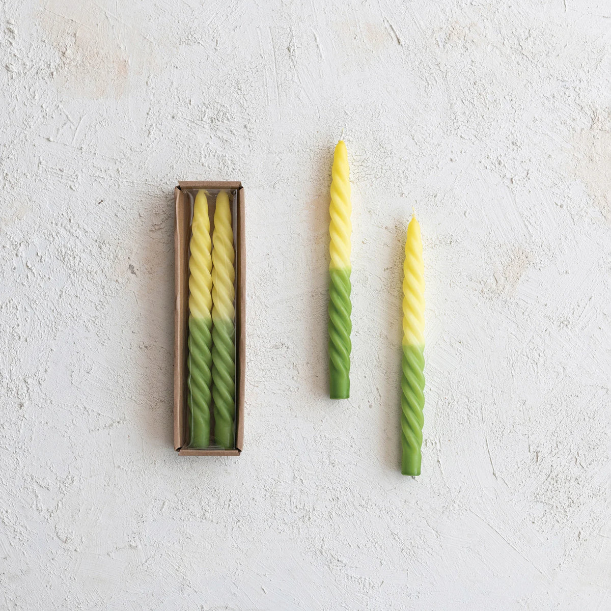 Ombre Twisted Taper Yellow - JoeyRae