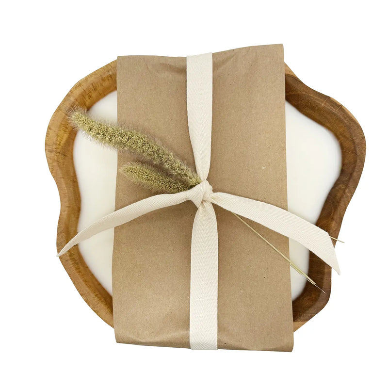 Palo Santo Large Organic Teakwood Candle - JoeyRae