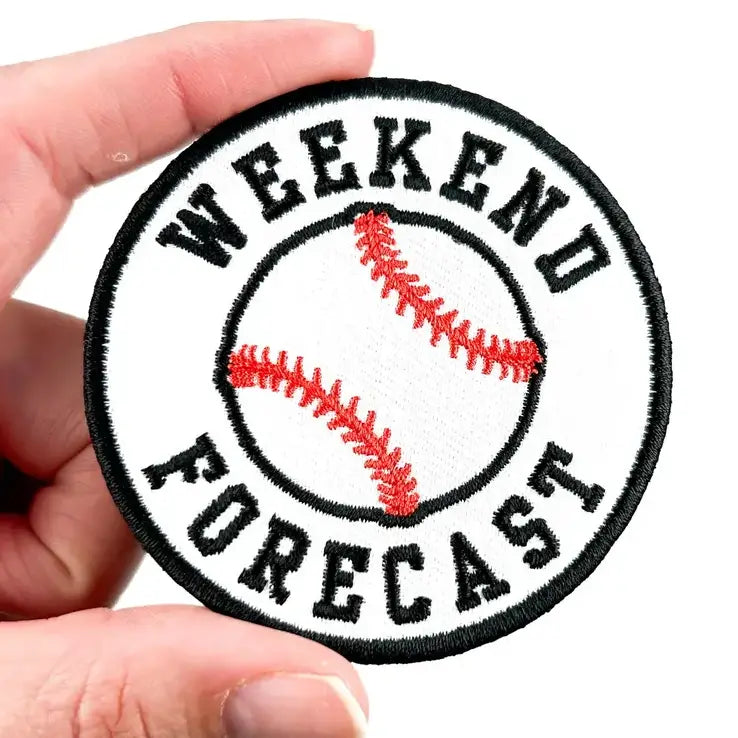 Weekend Forecast Baseball Patch - JoeyRae