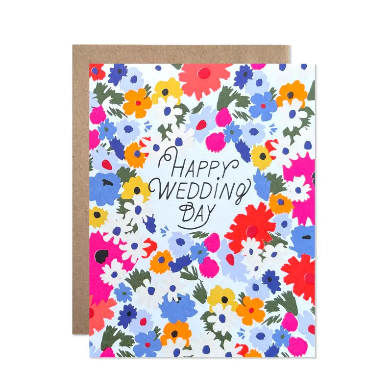 Happy Wedding Day Martha's Garden Card