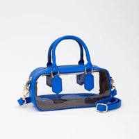 Clear Structured Top Handle Handbag - JoeyRae