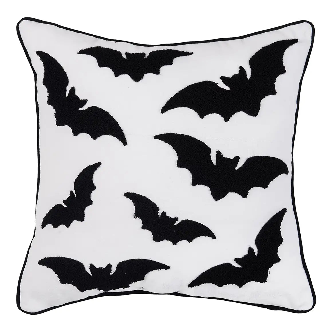 Halloween Bats in Flight Throw Pillow