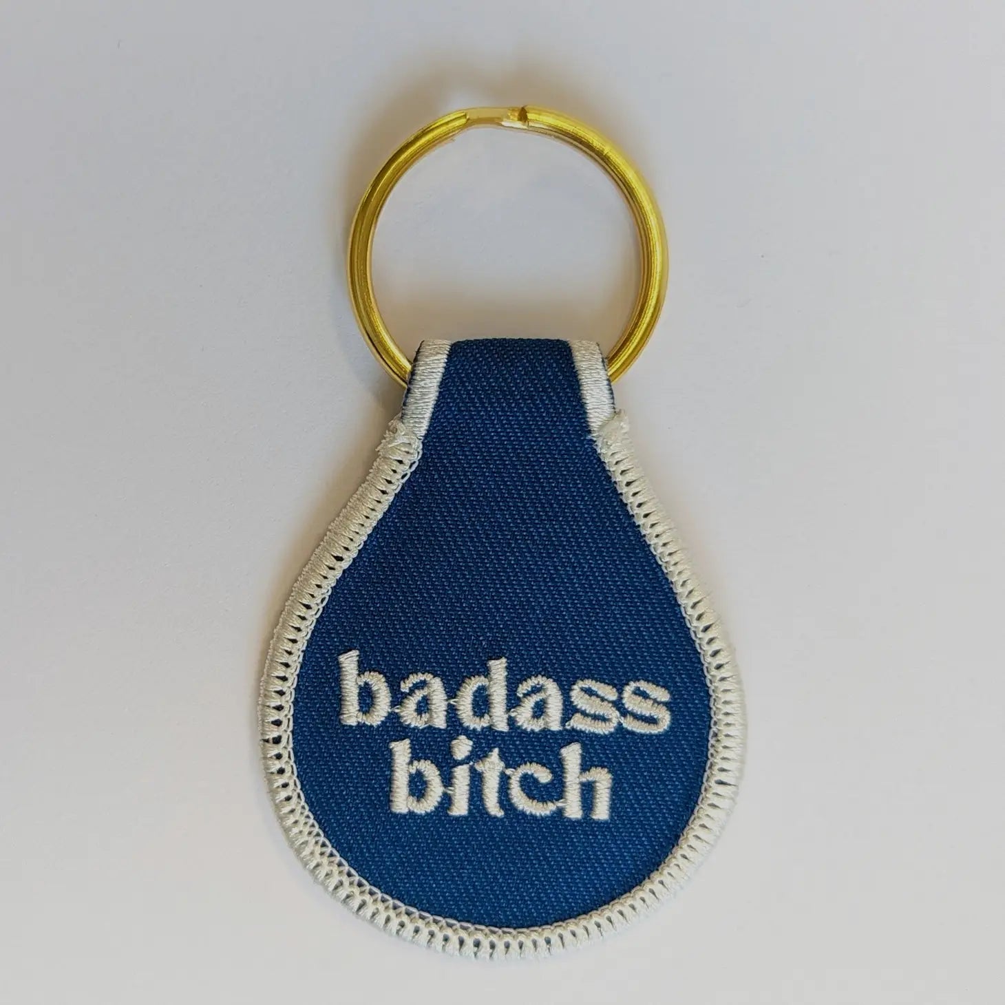 Badass B**ch Embroidered Key Tag - JoeyRae