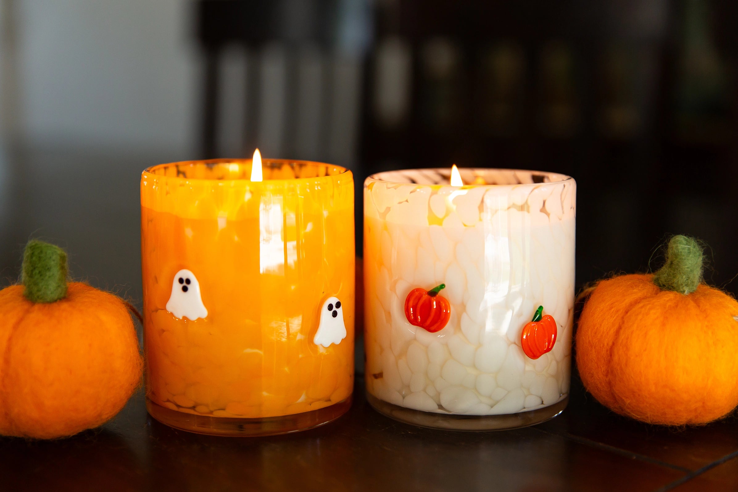 Pumpkin Patch Icon Confetti Candle - JoeyRae