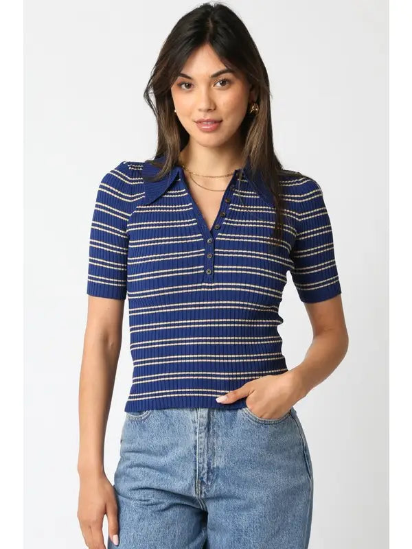 Ina Stripe Top - JoeyRae