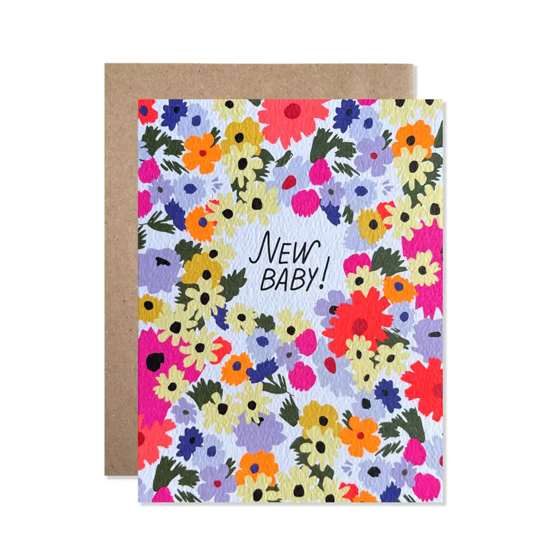 New Baby Martha's Garden Card - JoeyRae