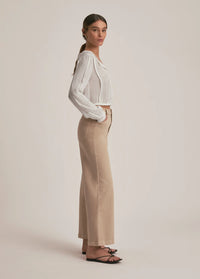 The Mischa Super High Rise Wide Leg French Oak - JoeyRae