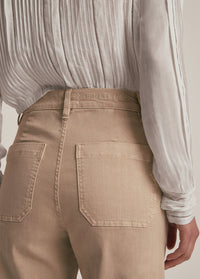 The Mischa Super High Rise Wide Leg French Oak - JoeyRae