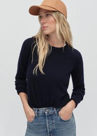 Navy The Favorite Cashmere Sweater - JoeyRae