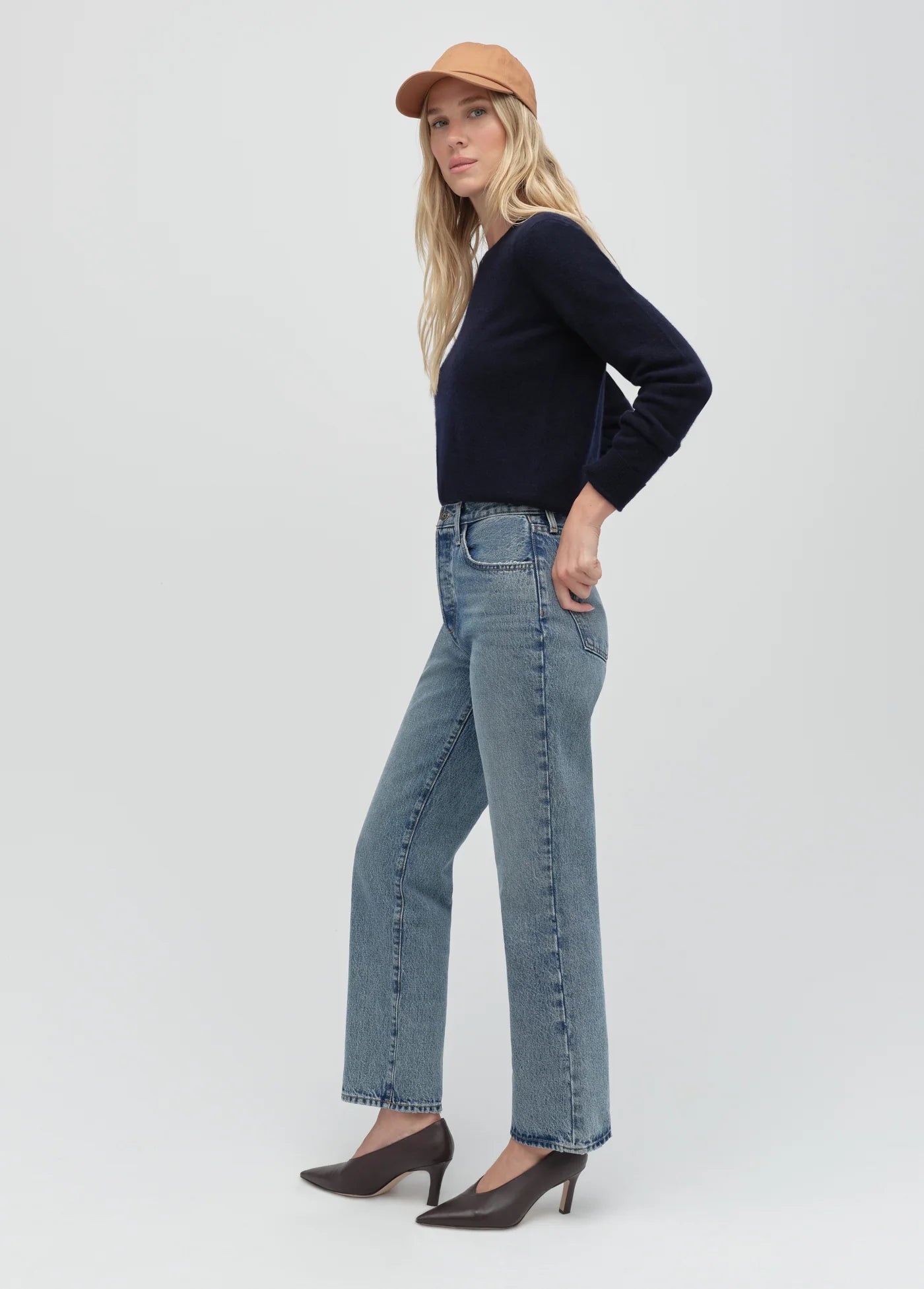 Navy The Favorite Cashmere Sweater - JoeyRae