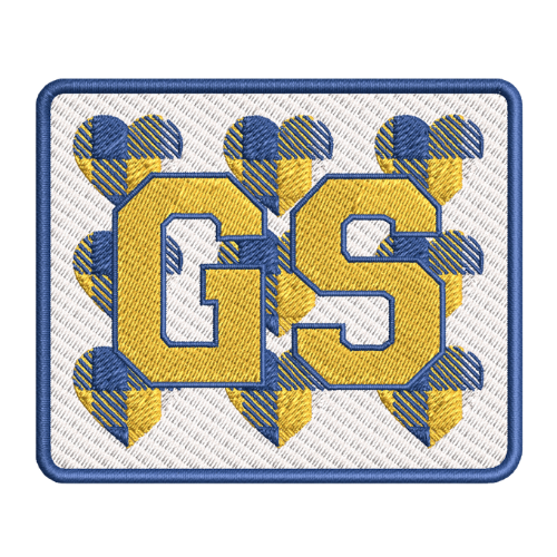 GS Warriors Lovie Square Patch