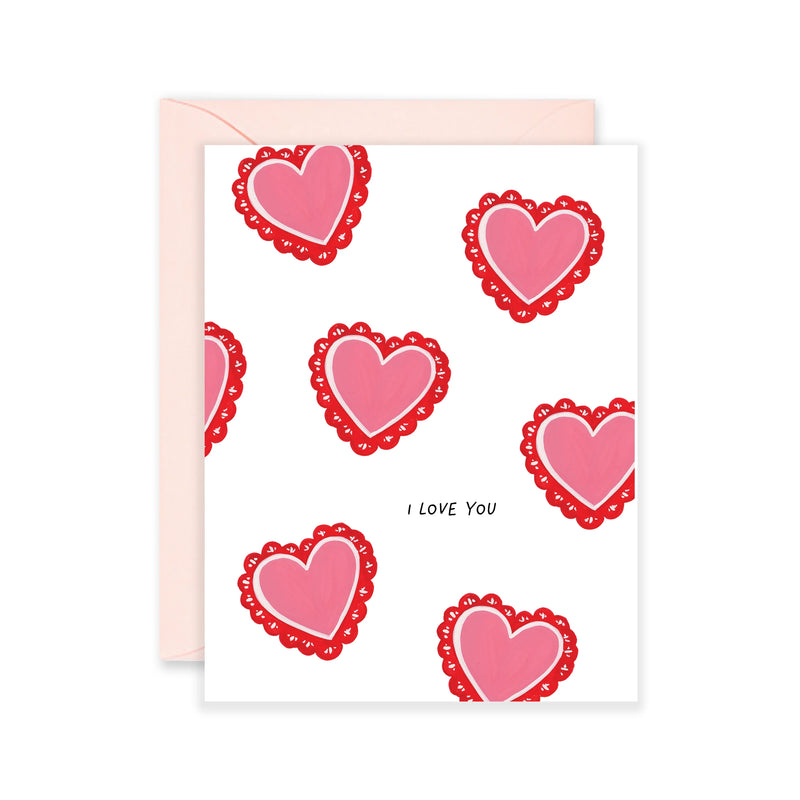 I Love You Heart Doilies - JoeyRae