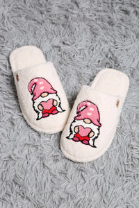 Gnome Embroidered Luxe Soft Slippers