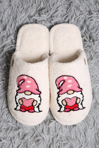 Gnome Embroidered Luxe Soft Slippers