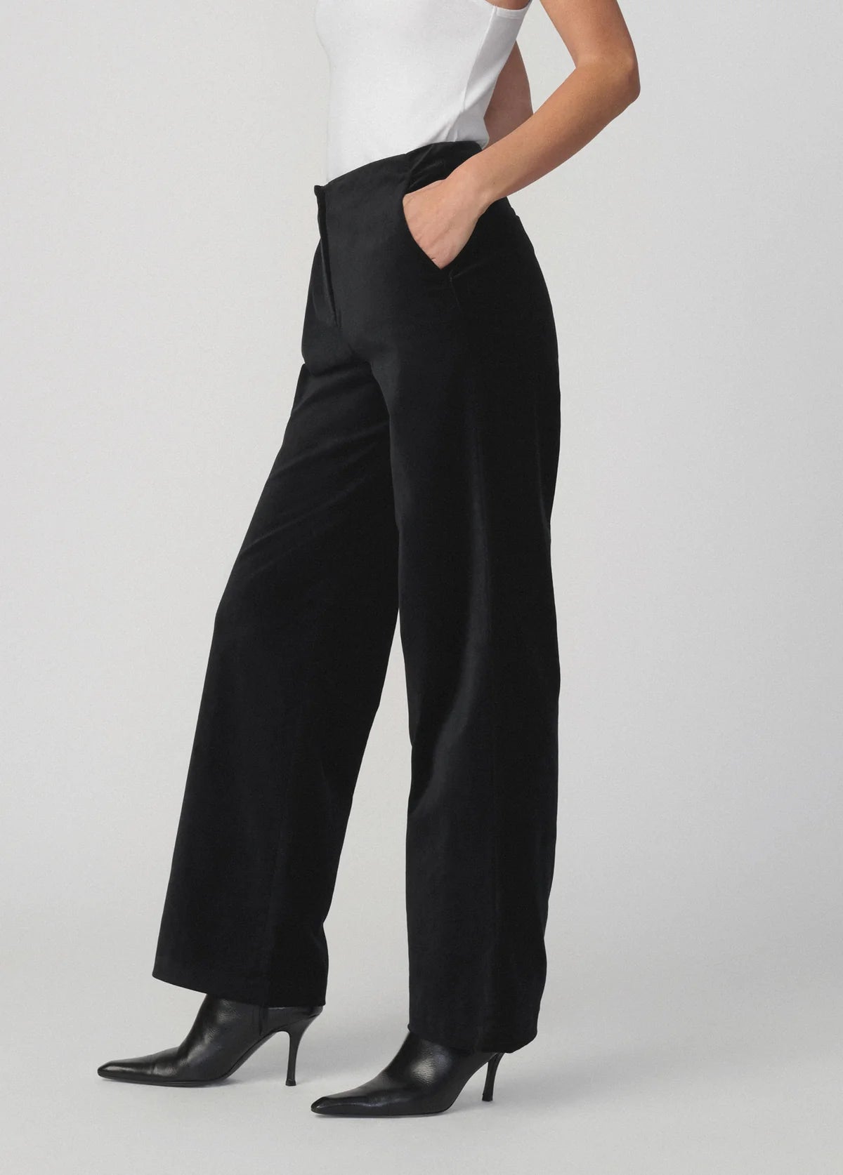 The Velveteen Slim Clean Pant