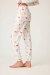 American Honey Cowboy Print Banded Pant