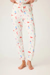American Honey Cowboy Print Banded Pant