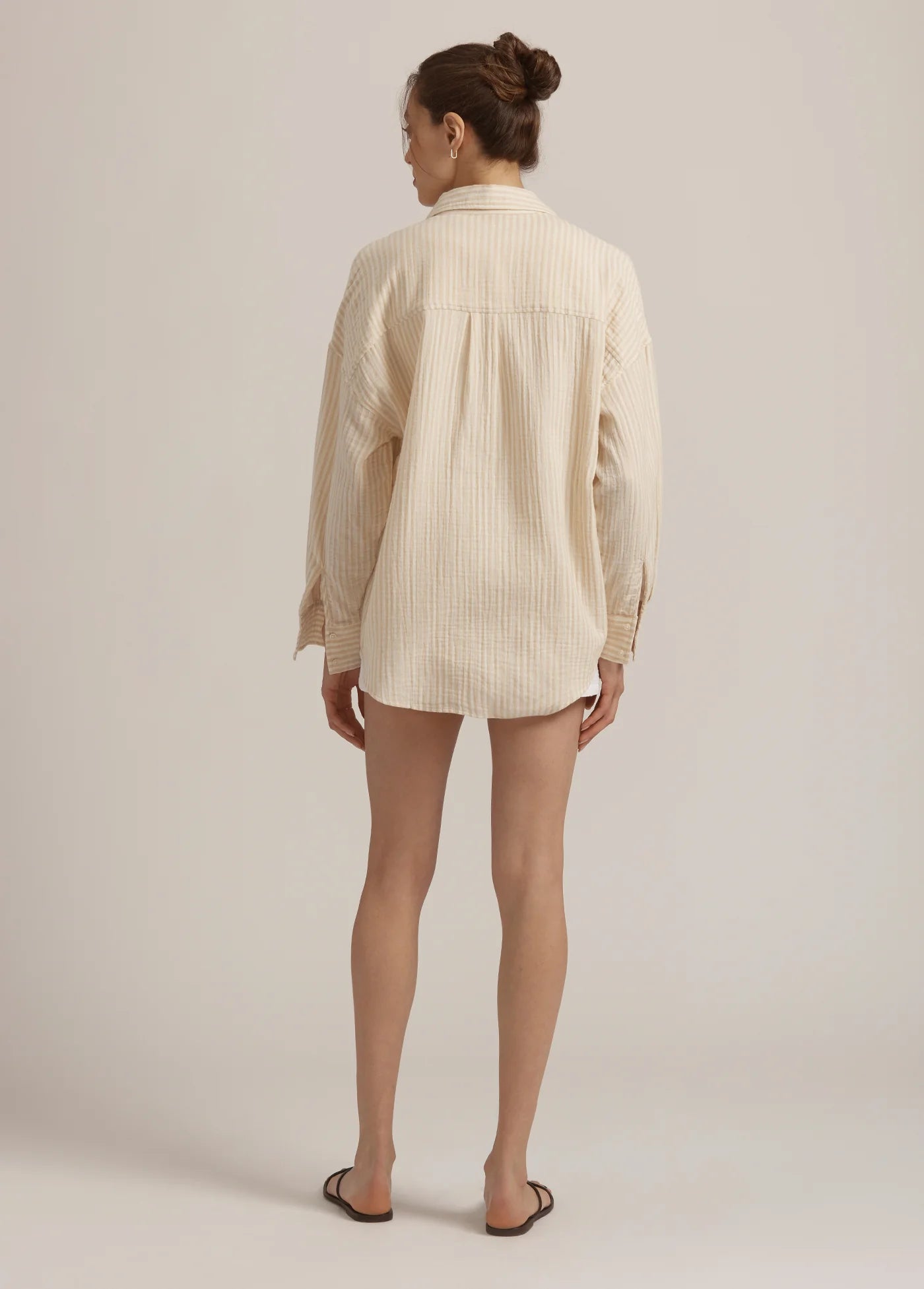 The Ex-Boyfriend Shirt Sand Stripe - JoeyRae