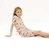 Short Lounge Set Pink Western Horses