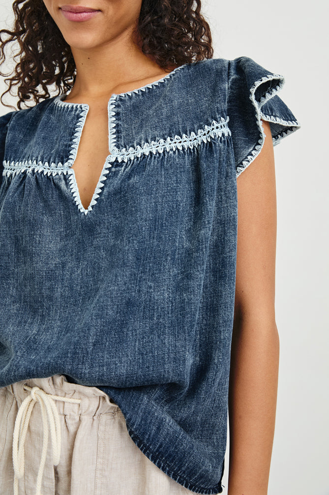 Tafia Top Classic Blue - JoeyRae