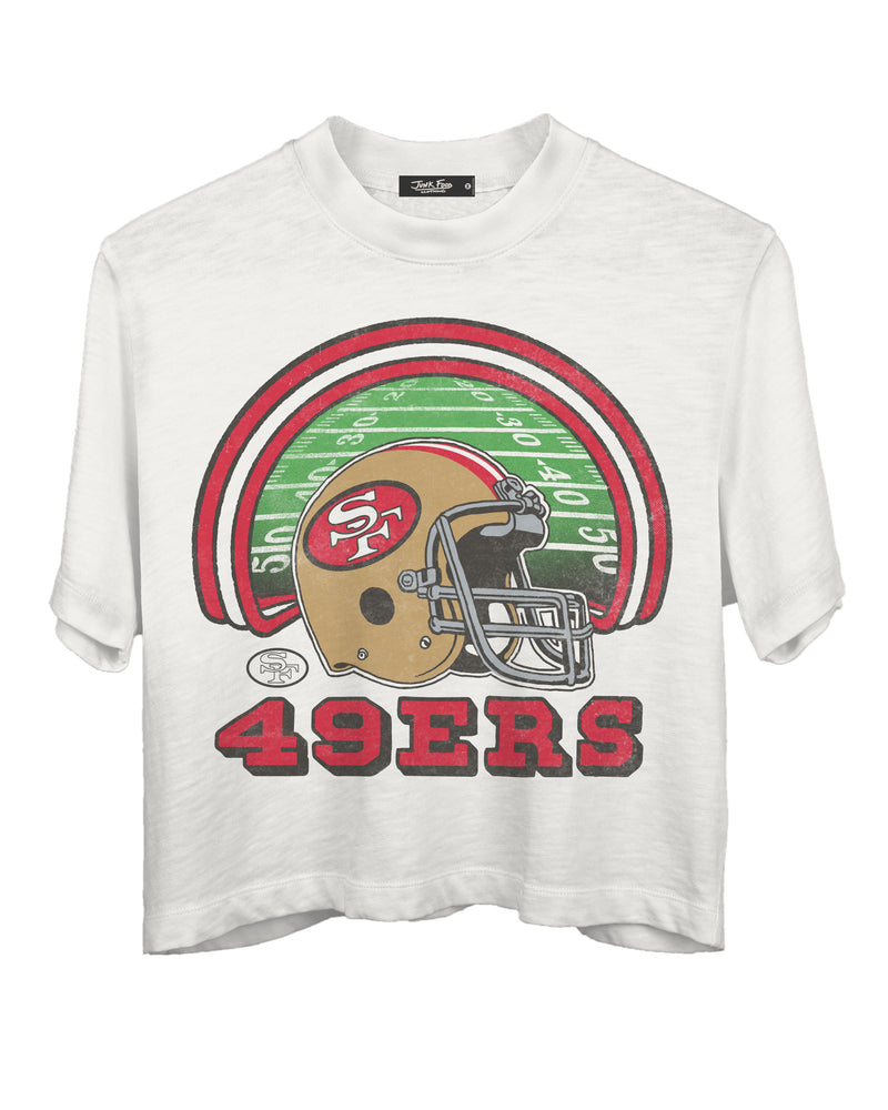49ers Game Time Crop Tee - JoeyRae