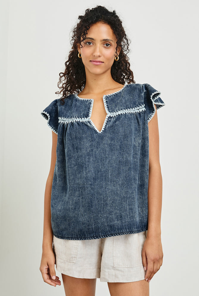 Tafia Top Classic Blue - JoeyRae