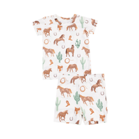 Short Lounge Set Western Horses
