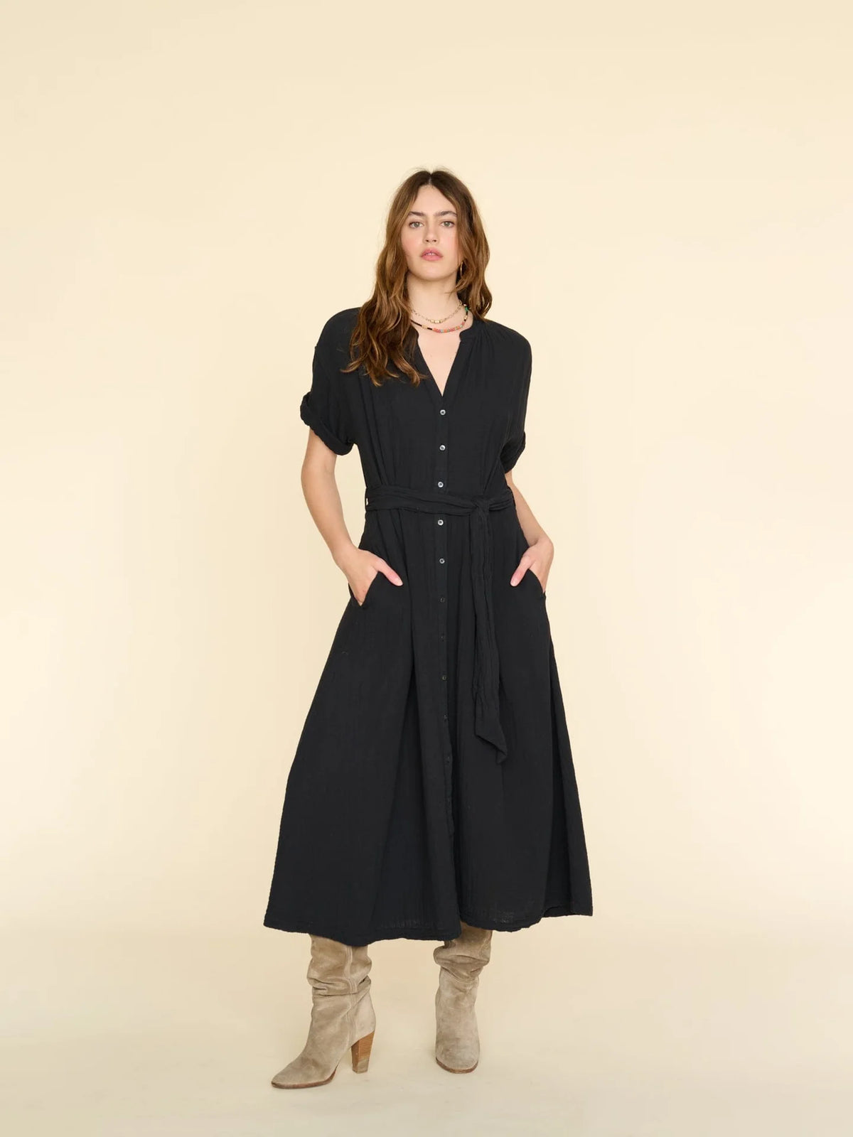 Cate Dress Black - JoeyRae
