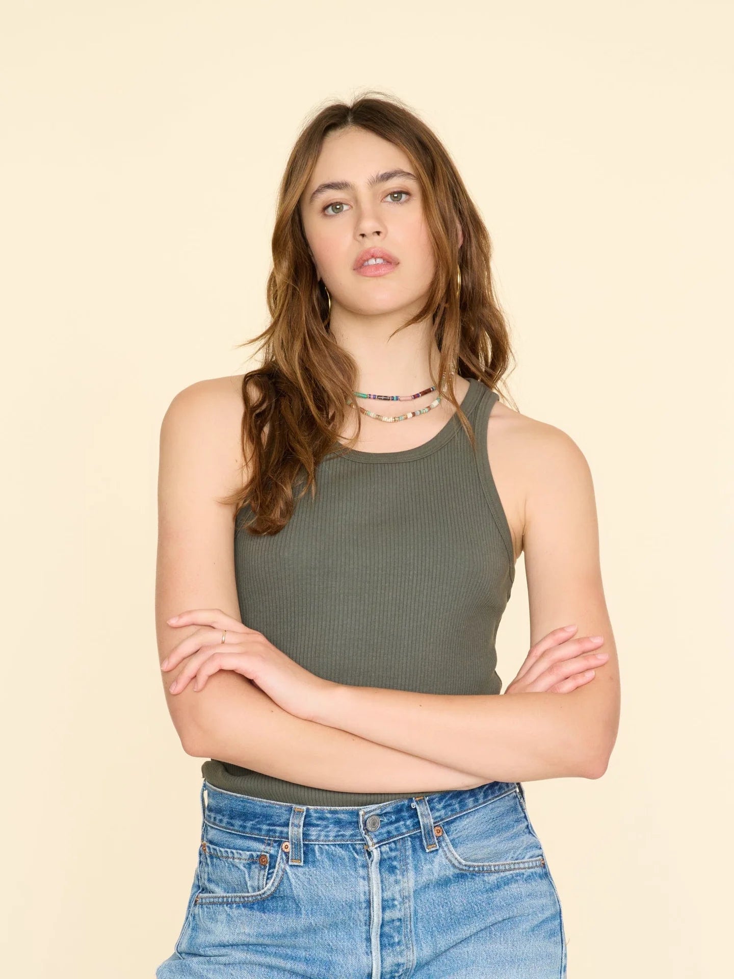 Arynn Tank Top Marsh - JoeyRae